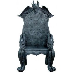 Celtic Dragon Throne Medieval Chair