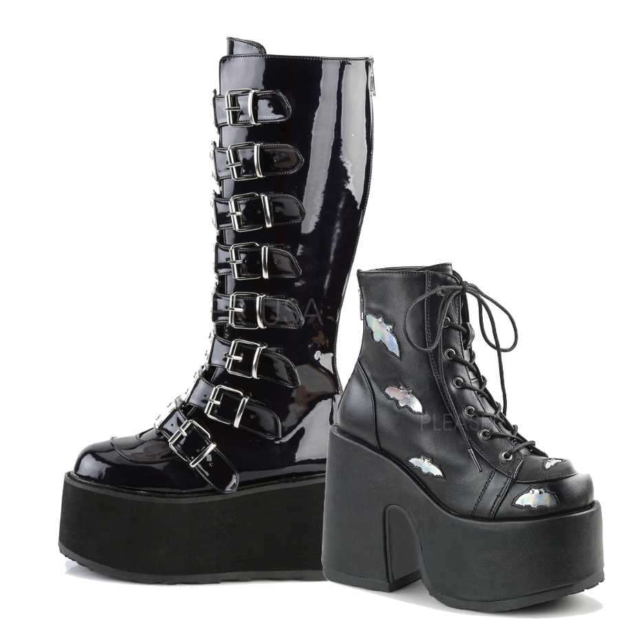 corset laced crypto gothic ankle boot
